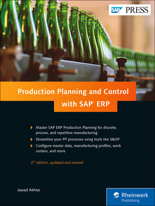 Title details for Production Planning and Control with SAP ERP by Jawad Akhtar - Available
